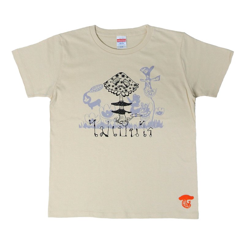 マイペンライ　きのこTシャツ　レディース - 女装 T 恤 - 其他材质 