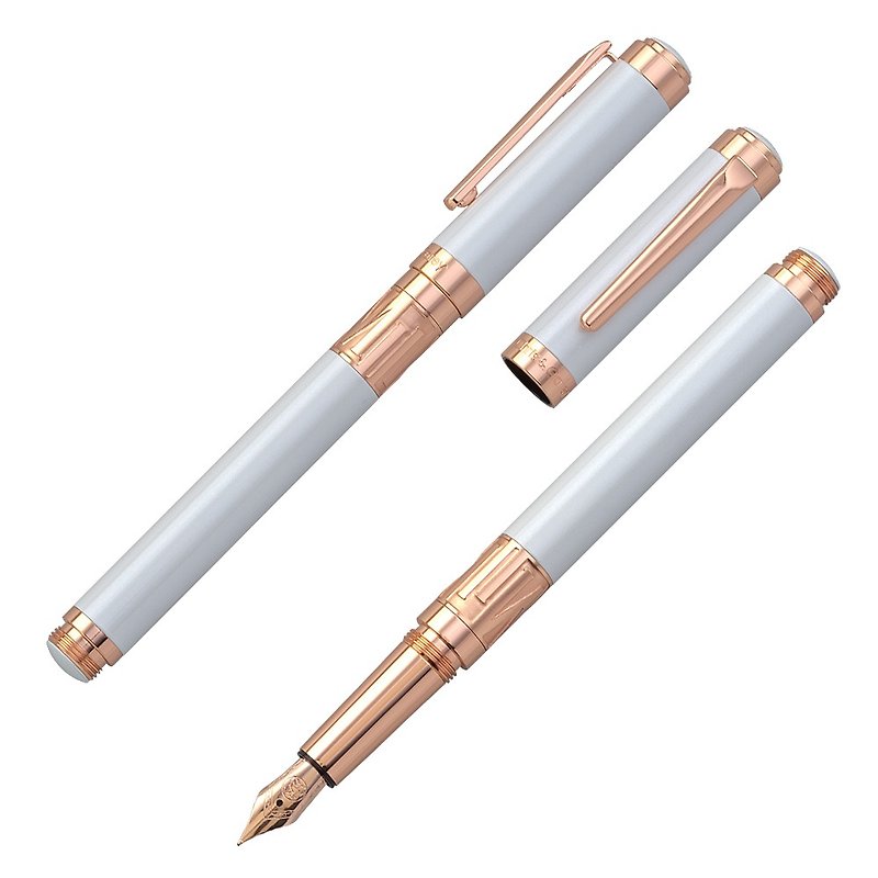 【Chris&Carey】Toki 时 钢笔 #１０款可选 #素面赠刻字 - 钢笔 - 其他金属 白色
