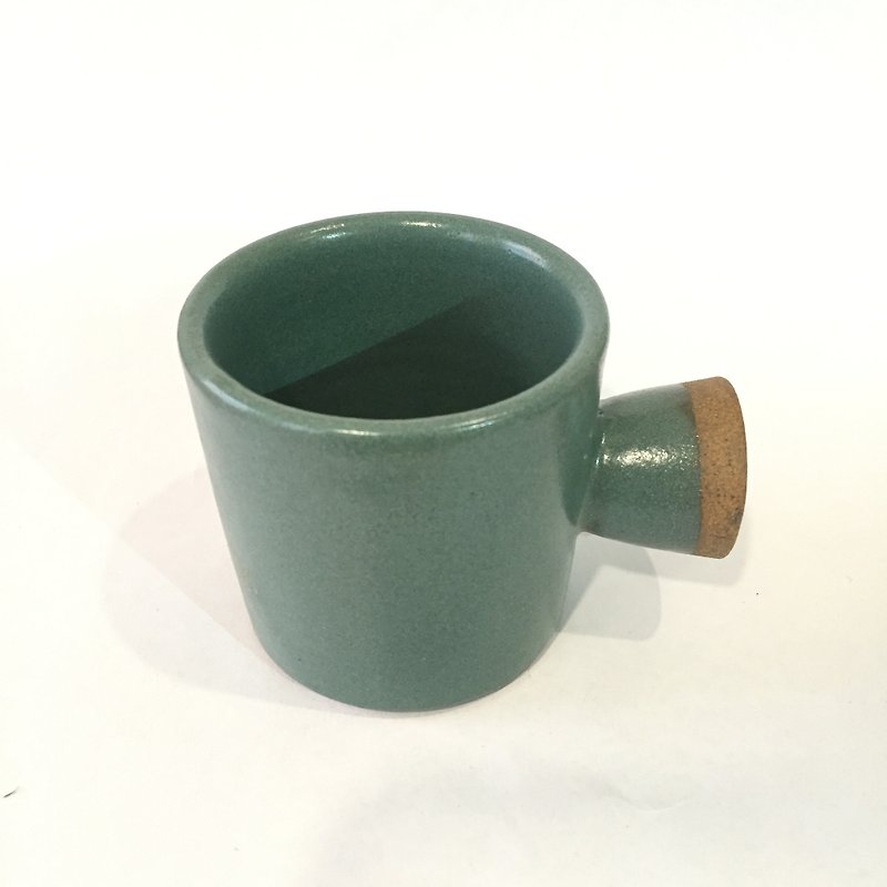 迷你勺勺马克＿绿＿公平贸易 - 咖啡杯/马克杯 - 陶 绿色