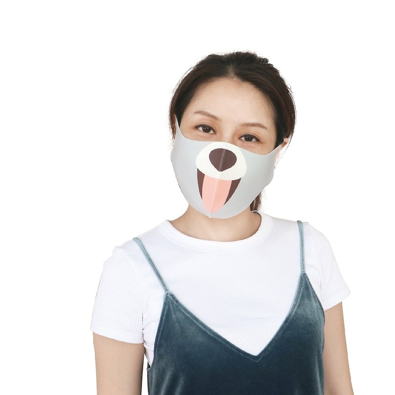 ｜芝麻牛奶狗｜动物园-3D立体透气口罩 - 口罩 - 其他材质 多色