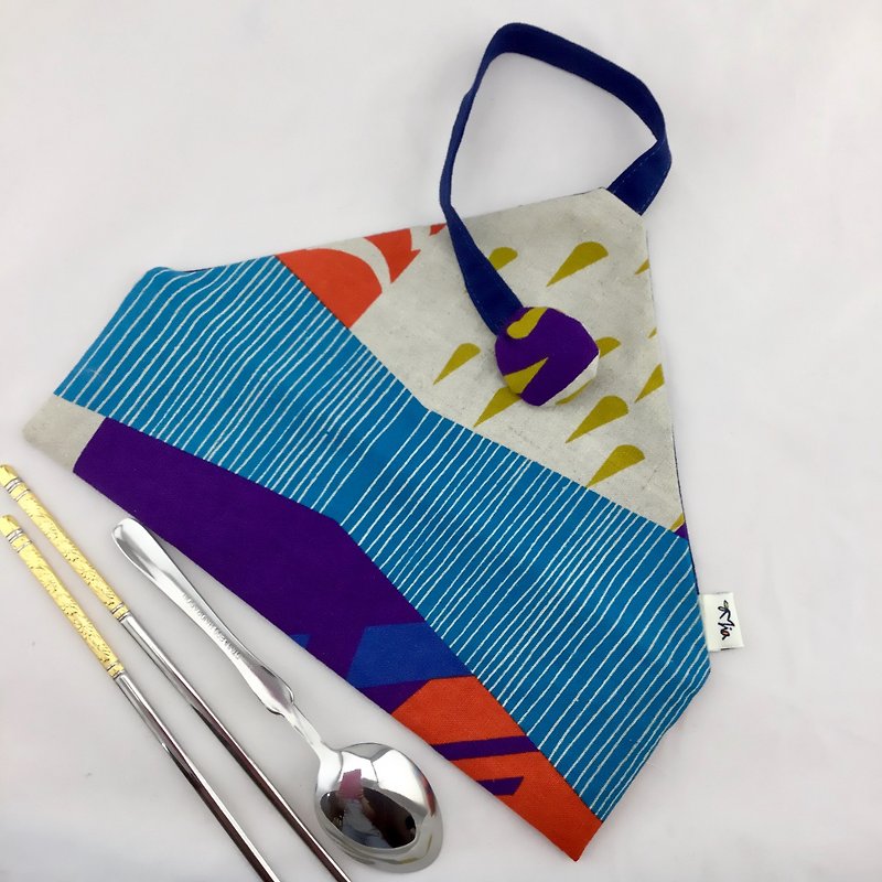 简约现代设计风格布款— 环保餐具袋 - 筷子/筷架 - 棉．麻 