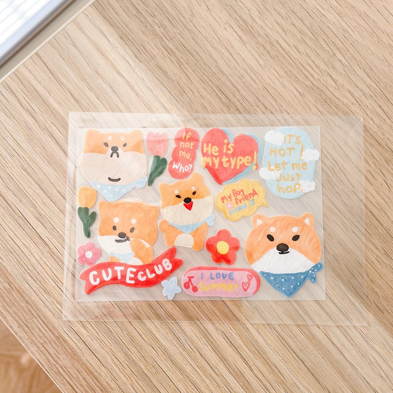 Uni Love Decoration Stickers - 贴纸 - 木头 