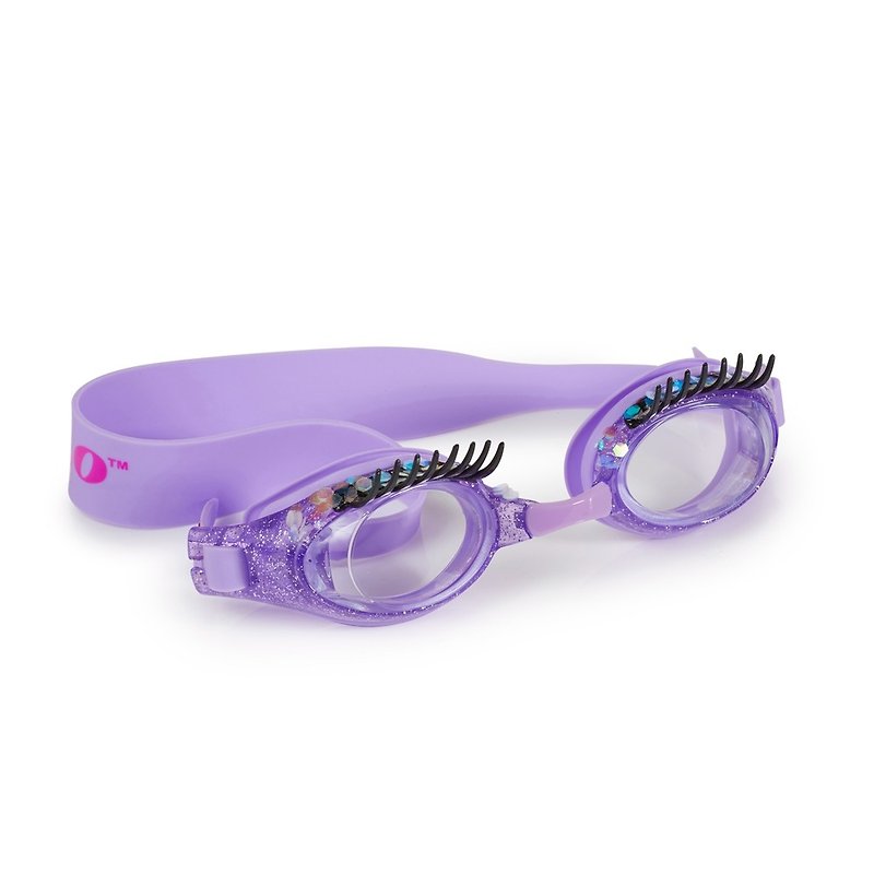 美国Bling2o 儿童造型泳镜 睫毛弯弯-紫色 - 泳衣/游泳用品 - 塑料 紫色