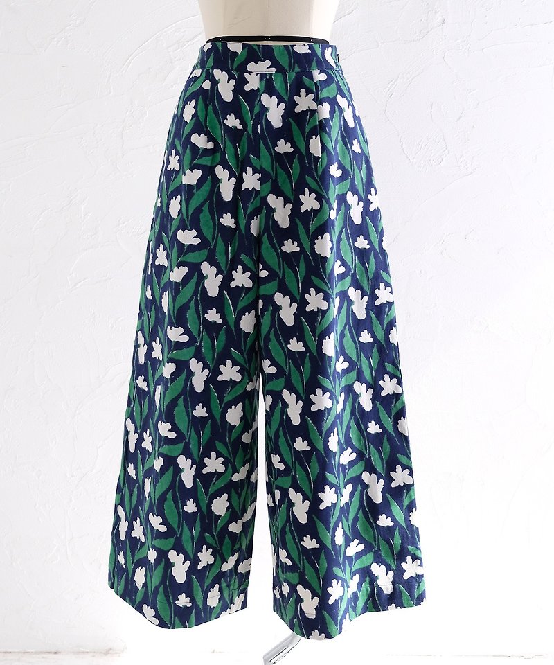 Lilyコットンツイルパンツ - 女装长裤 - 棉．麻 绿色
