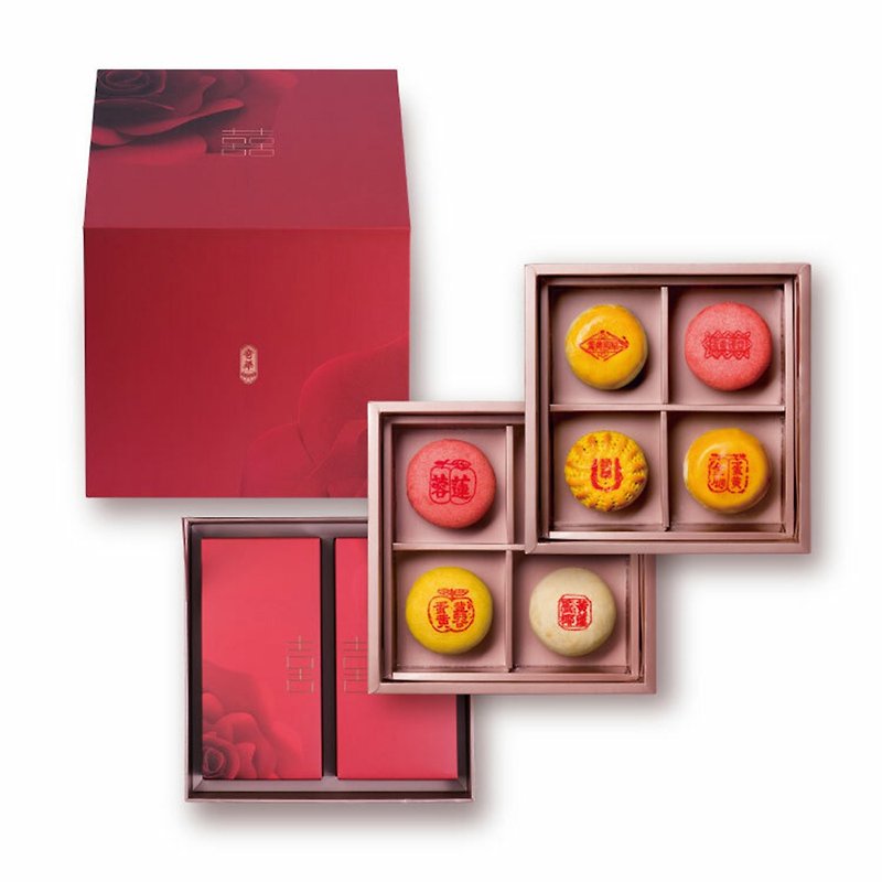 奇华饼家-金御喜礼盒- A款 - 手工饼干 - 其他材质 红色