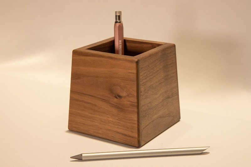 【非木不可】实木笔筒丨可雷雕 - 笔筒/笔座 - 木头 咖啡色
