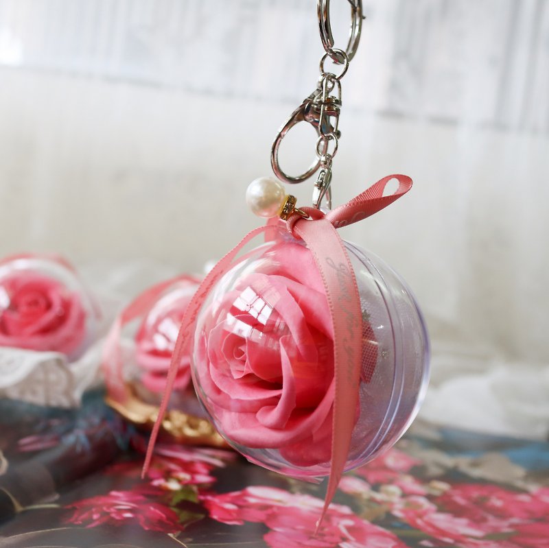 婚礼小物 企业赠品 宝石玫瑰皂花 香皂花球含吊环 - 其他 - 其他材质 粉红色