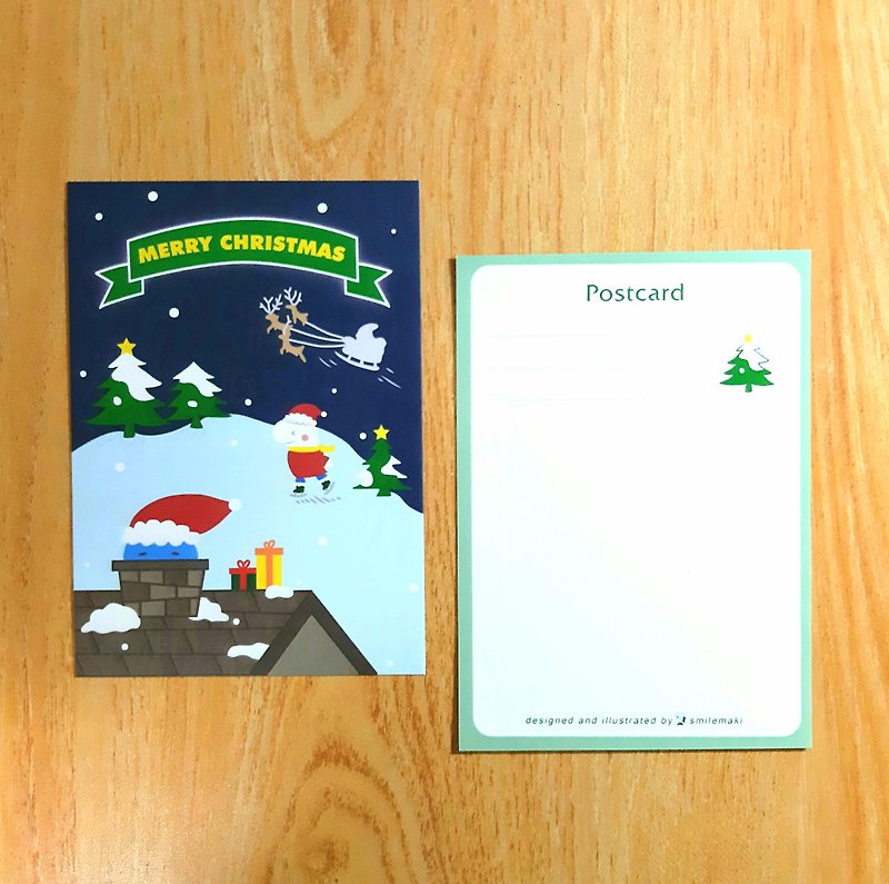 圣诞 (二) / 明信片 - 卡片/明信片 - 纸 多色