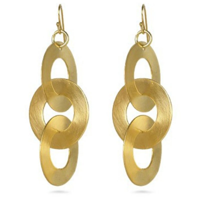 蕾汉娜耳环 - 耳环/耳夹 - 其他金属 金色