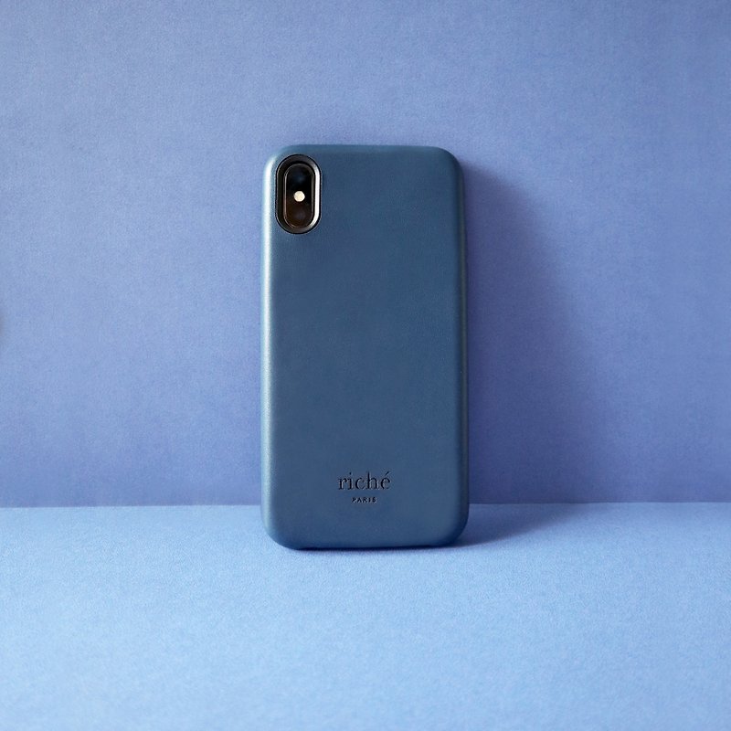海水深蓝皮革手机壳 - 手机壳/手机套 - 人造皮革 蓝色