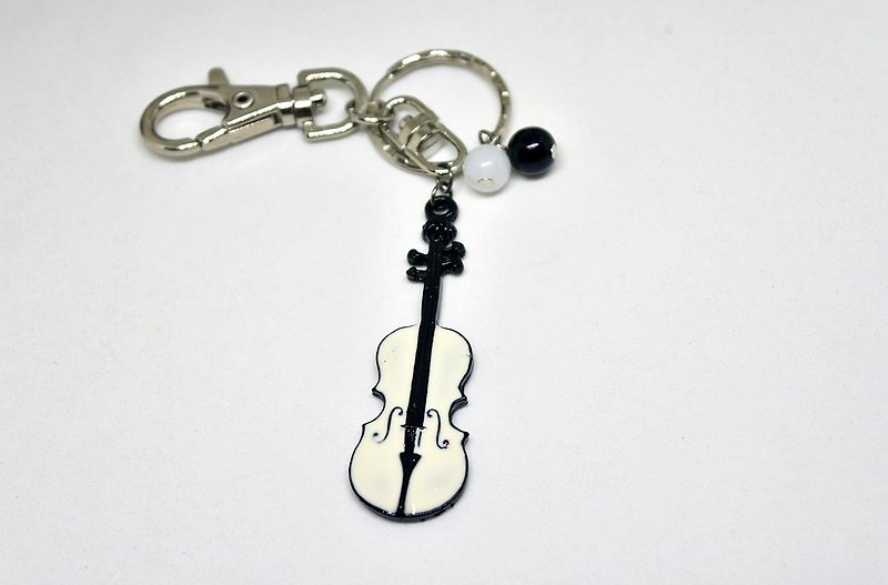 >>>>钥匙圈+挂件 -小提琴手- =>限量x1 - 钥匙链/钥匙包 - 其他金属 黑色