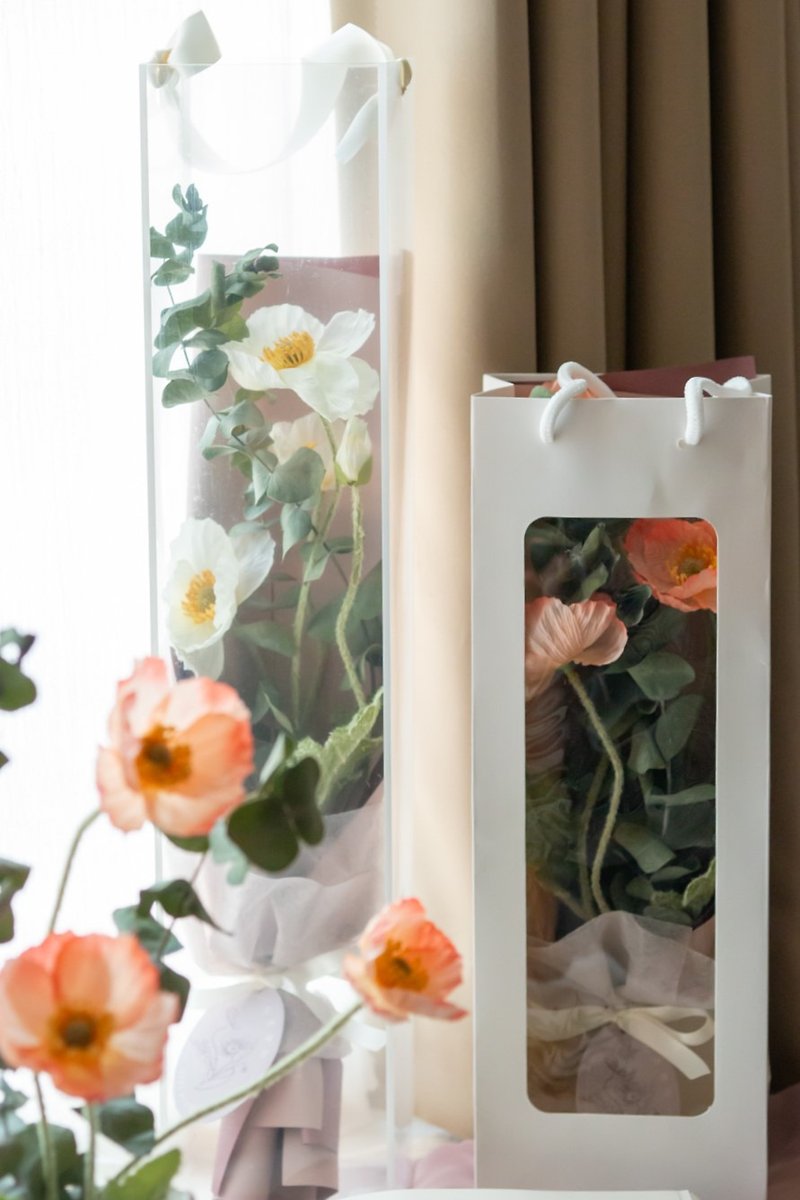 冰岛罂粟小花束 | 生日礼物 | 毕业礼物  | 情人节礼物 (附提袋) - 摆饰 - 植物．花 