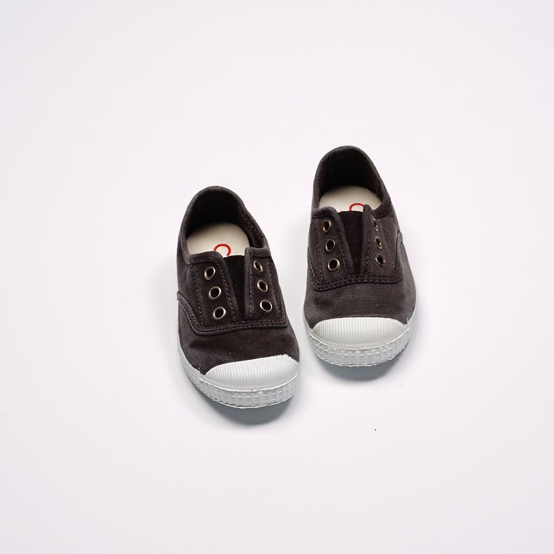 西班牙国民帆布鞋 CIENTA 70777 01 黑色 洗旧布料 童鞋 - 童装鞋 - 棉．麻 黑色