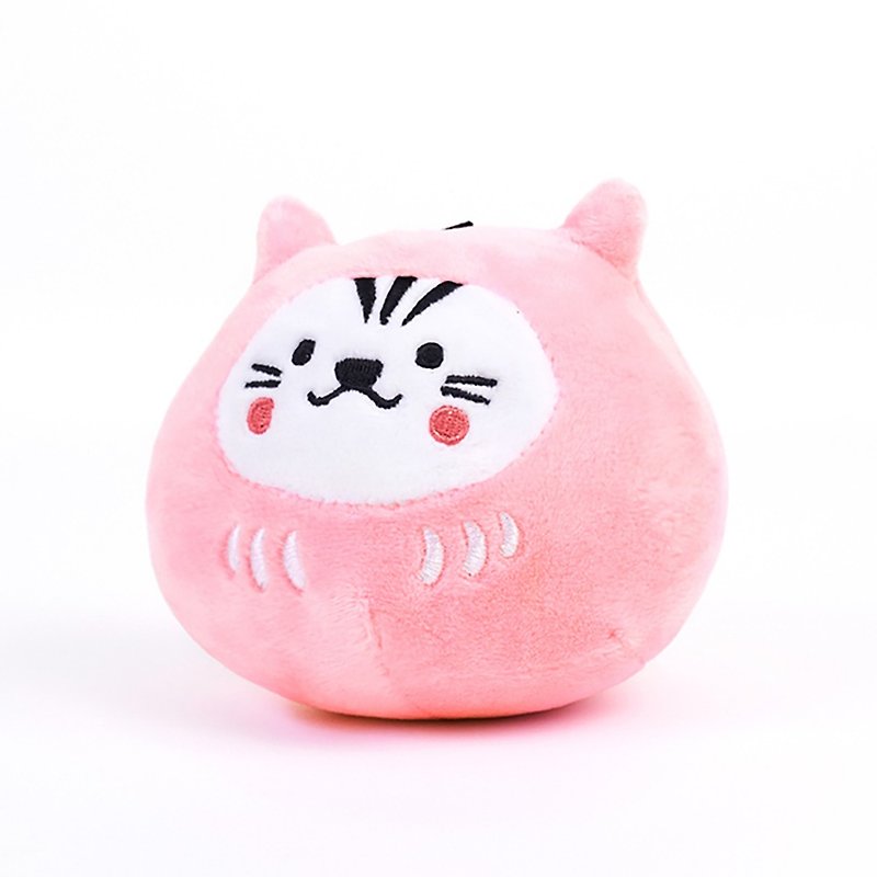 祈福达摩猫草球－限定(春樱粉) 吉豆猫 猫草 猫薄荷 木天蓼 - 玩具 - 棉．麻 粉红色