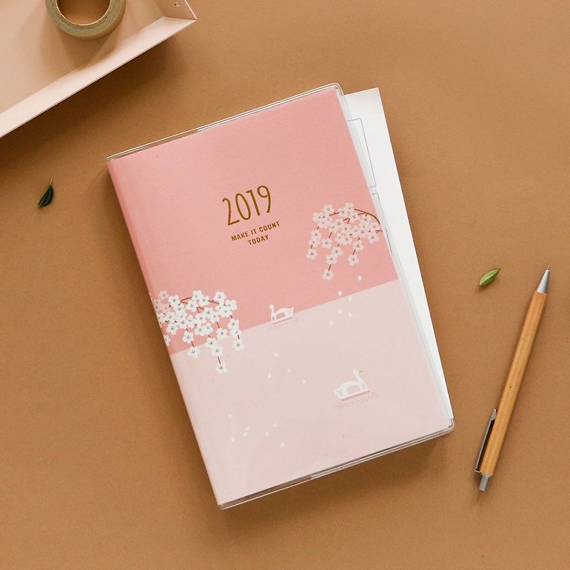 2019日常小品时效周志-03 粉红湖,E2D16692 - 笔记本/手帐 - 纸 粉红色