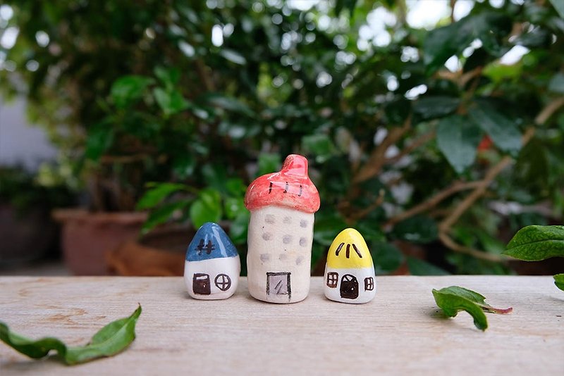 Tiny village ceramics - 花瓶/陶器 - 陶 