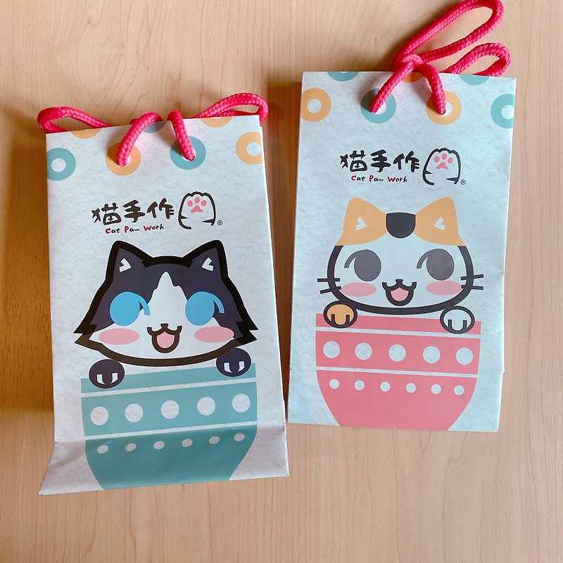 猫手作纸袋－中 - 包装材料 - 纸 