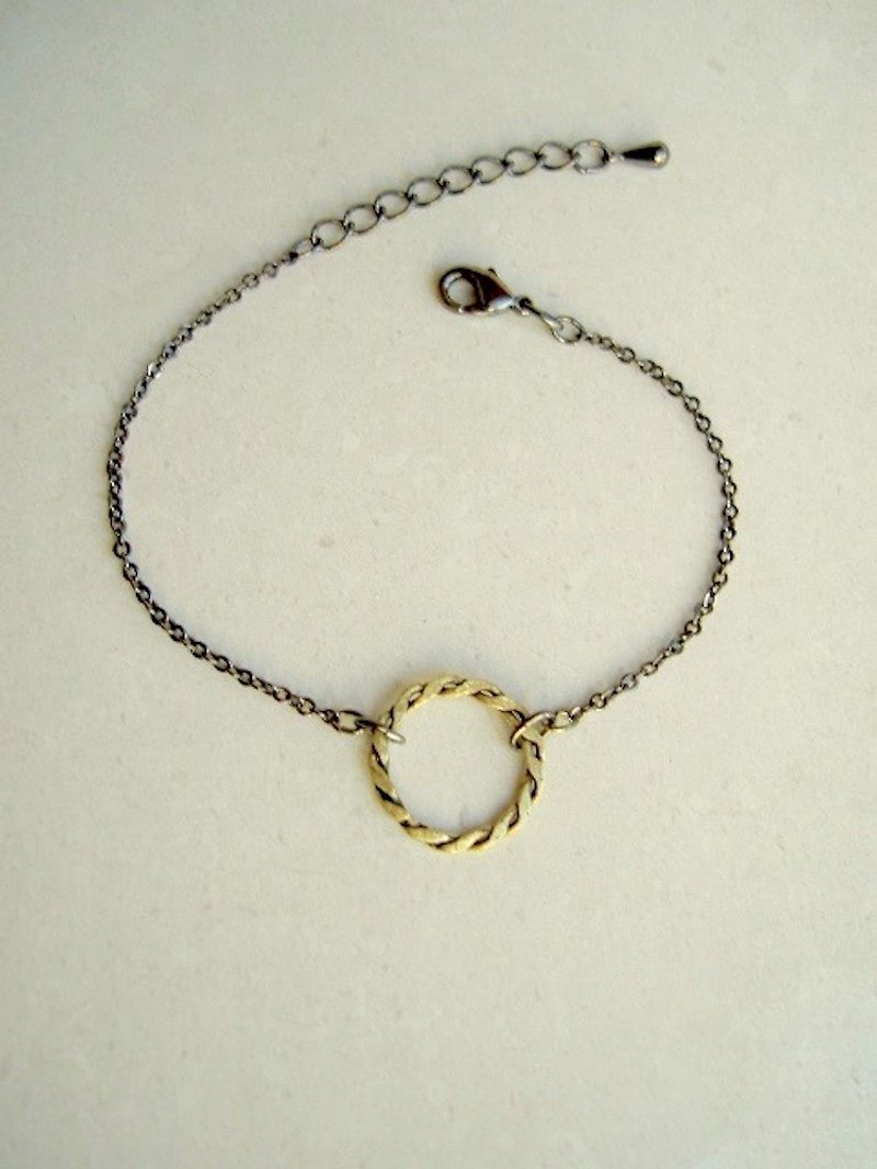 ツイスト・ブレスレット - 手链/手环 - 其他金属 金色