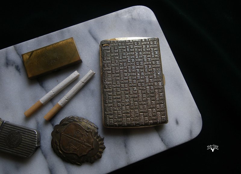 【老时光 OLD-TIME】早期国外进口铜菸盒 - 收纳用品 - 其他材质 