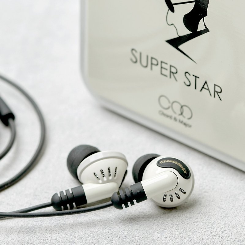 minor 6119 超级巨星小调性耳机 for 流行乐 - 耳机 - 塑料 白色