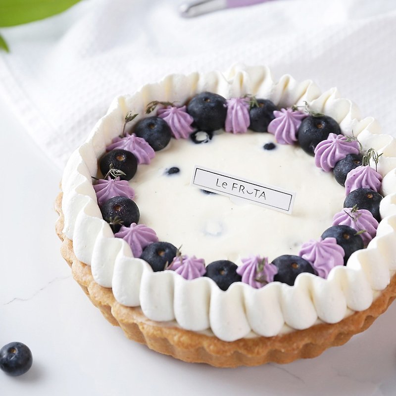 【LeFRUTA朗芙】芙萝拉香缇  / 蓝莓塔 6寸 - 蛋糕/甜点 - 纸 紫色