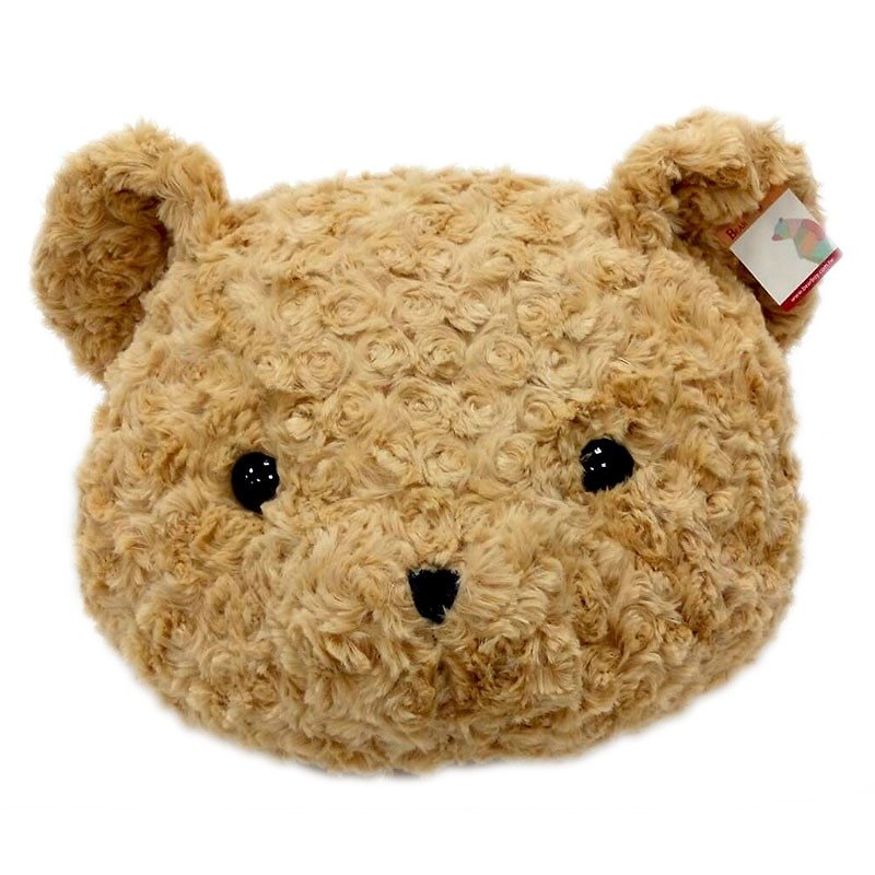 【BEAR BOY】可爱熊暖手头型两用枕-男熊 - 枕头/抱枕 - 其他材质 