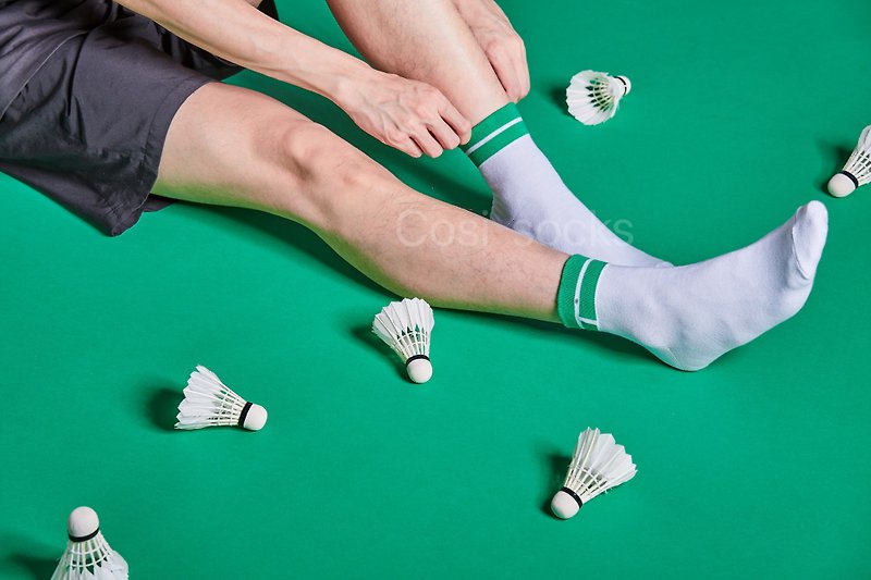 TAIWAN IN系列 男女无痕运动休闲短袜 - 其他 - 棉．麻 白色
