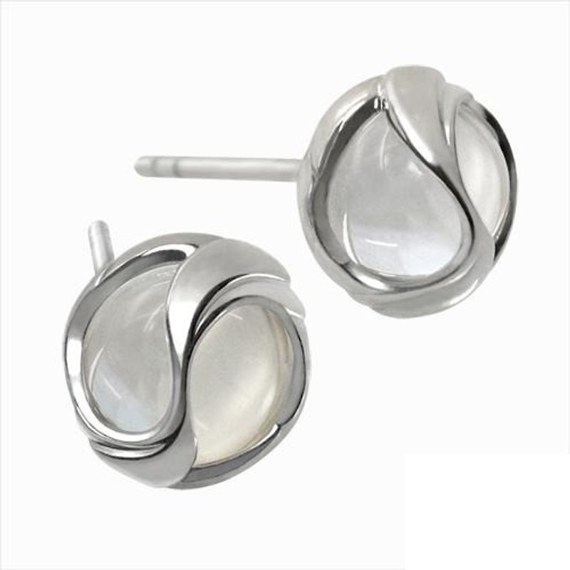 藏爱-极光耳环 - 耳环/耳夹 - 其他金属 灰色