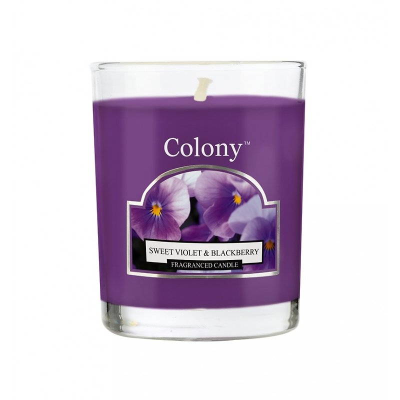 英伦香氛 Colony系列 紫罗兰与黑莓 小罐玻璃蜡烛 - 蜡烛/烛台 - 蜡 