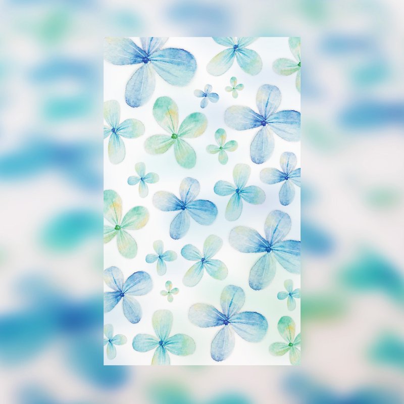 花色分装片 - 海洋香水 - 纸胶带 - 塑料 蓝色
