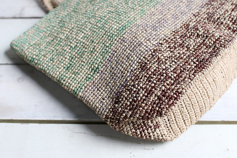 OMAKE 非洲拉菲草编织包 - 手提包/手提袋 - 其他材质 多色