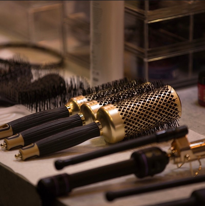 美国 Olivia Garden 50周年经典纪念梳 - 彩妆刷具/镜子/梳子 - 其他材质 金色