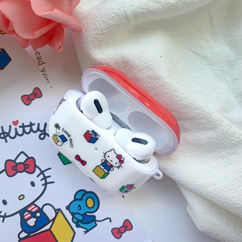 【Hong Man】三丽鸥系列 Airpods PRO保护壳 Hello Kitty时光盒子 - 数码小物 - 塑料 多色