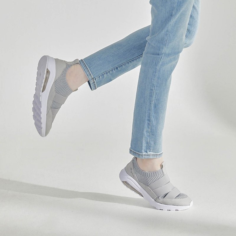无重力AIR健走袜套鞋Walking Shoes - 女款运动鞋/球鞋 - 其他人造纤维 灰色