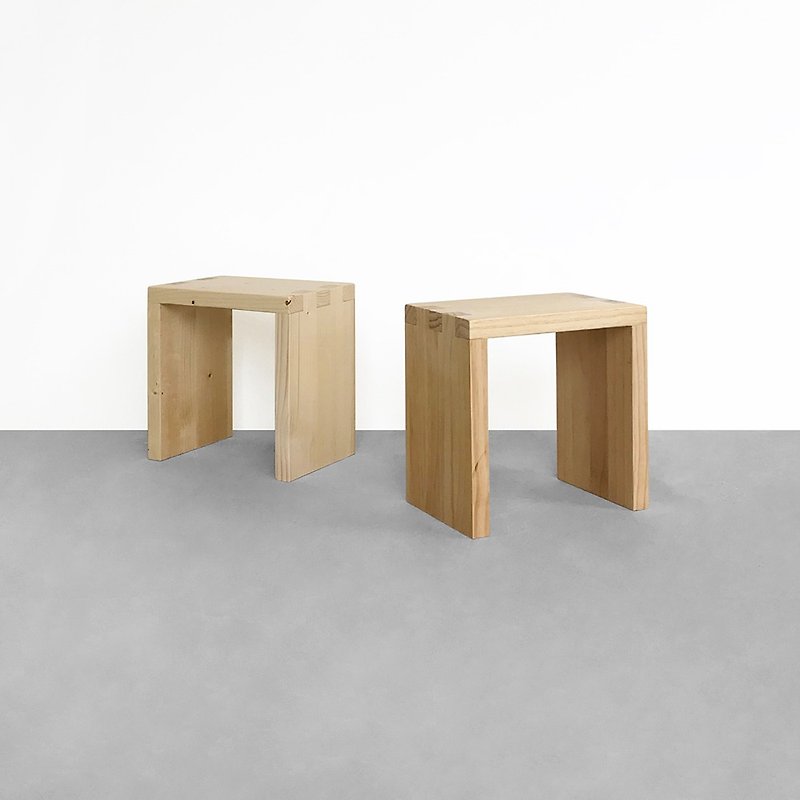 原木榫接矮凳 椅凳 CUA-003 - 其他家具 - 木头 咖啡色