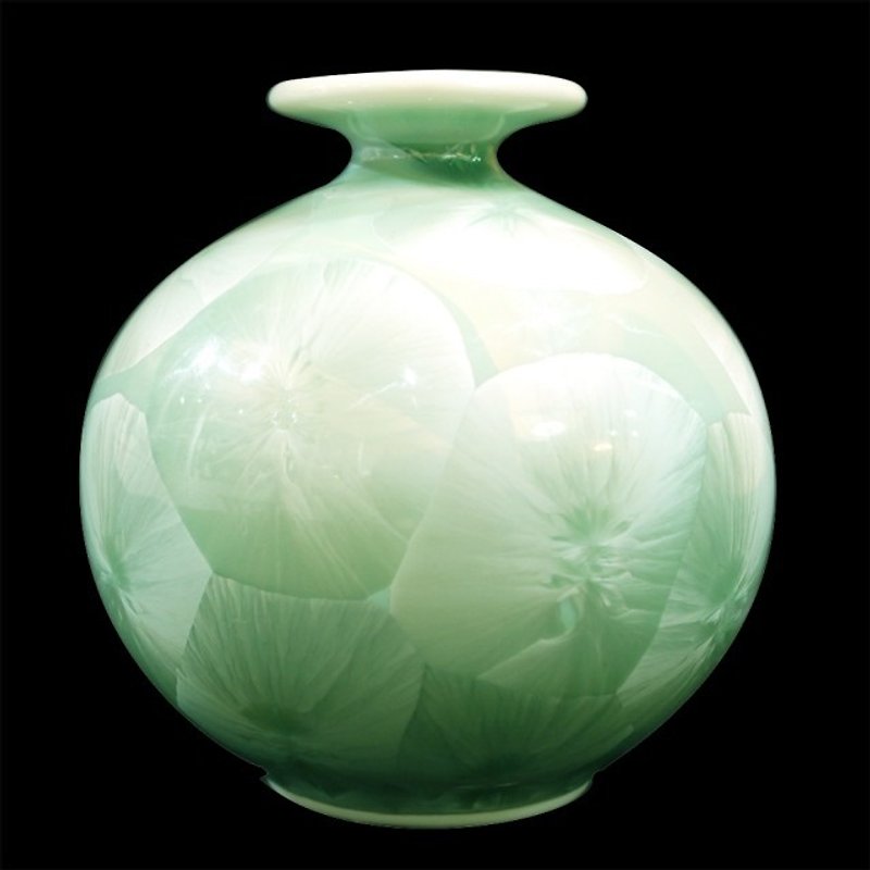 喜瑞瓷-结晶釉小花瓶 绿 - 其他 - 瓷 绿色