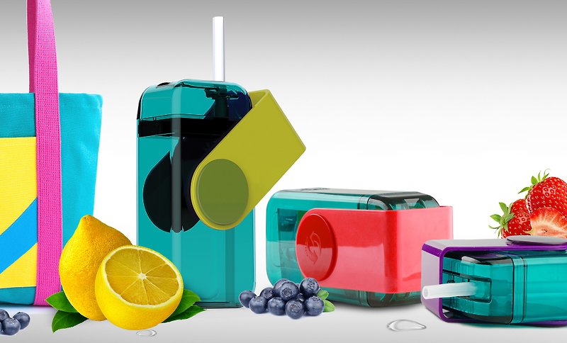 Asobu Juicy Box儿童果汁吸管杯 - 其他 - 塑料 多色