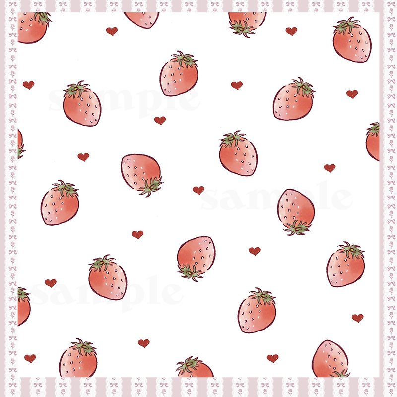 strawberry design paper - 其他 - 纸 多色
