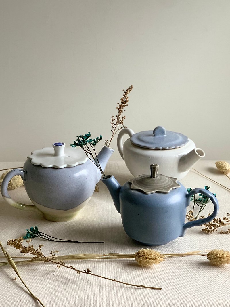 蓝茄子 -茶壶/小壶 - 茶具/茶杯 - 瓷 蓝色