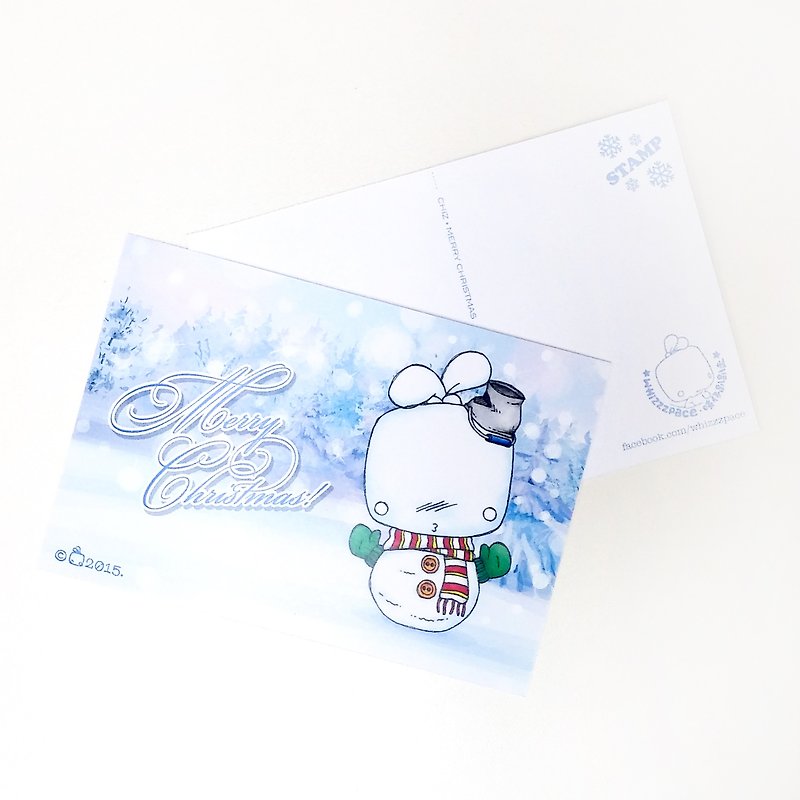 明信片 - Snow Snowman - by WhizzzPace - 卡片/明信片 - 纸 