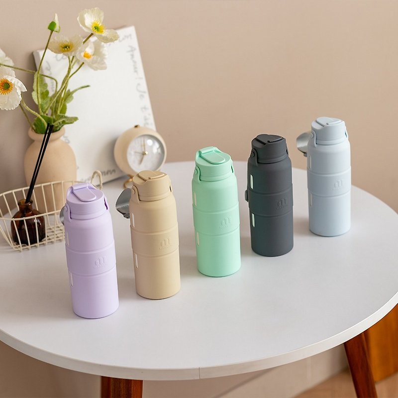暖心上市 | Swanz天鹅瓷 陶瓷卡乐瓶-420ml (共五色) - 保温瓶/保温杯 - 陶 多色