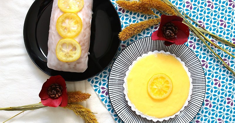 蕾梦姐妹 | 纯粹柠檬塔与柠檬糖霜磅蛋糕浑然天成的午茶组合 - 蛋糕/甜点 - 纸 黄色