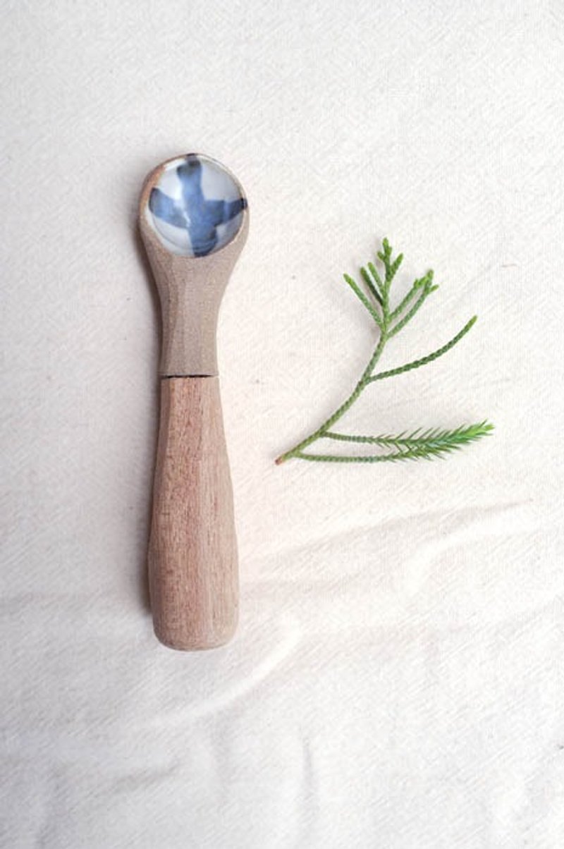 Ceramic Spoon - 花瓶/陶器 - 陶 咖啡色