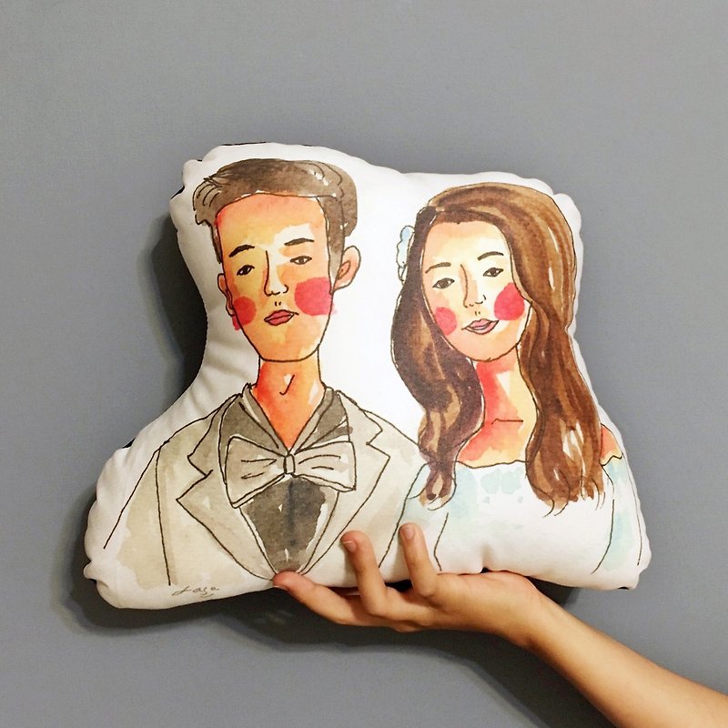 【定制】Lasa系列插画: 双人抱枕 - 枕头/抱枕 - 其他材质 