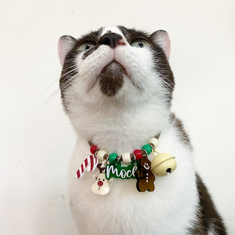 Christmas neckles for your pet - 项圈/牵绳 - 压克力 多色