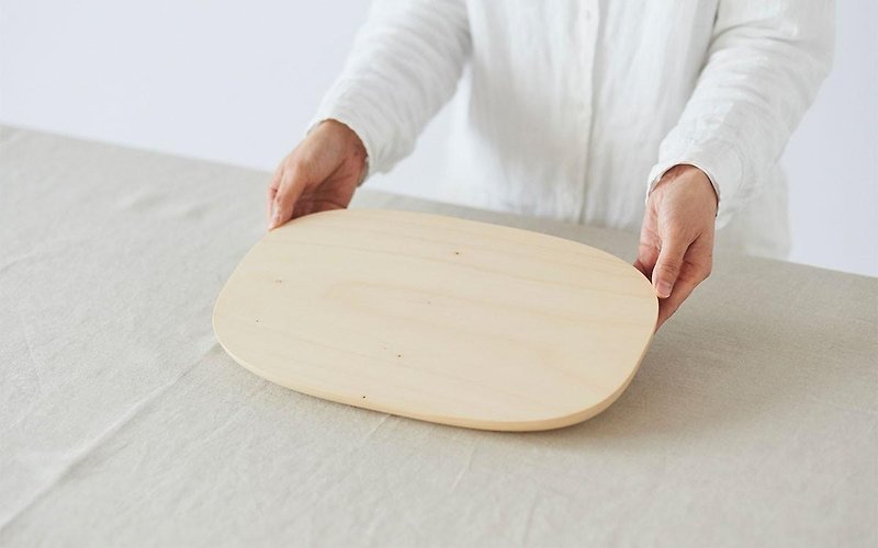 【SALE】イチョウの木のオーバルボード - 厨房用具 - 木头 卡其色