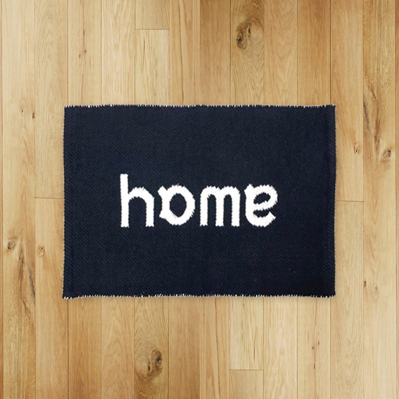 Home & Away Rug - 地垫/地毯 - 棉．麻 黑色