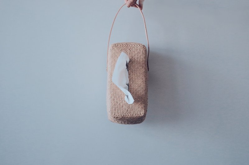 蔺草编织 | 挂式面纸盒 - 纸巾盒 - 其他材质 