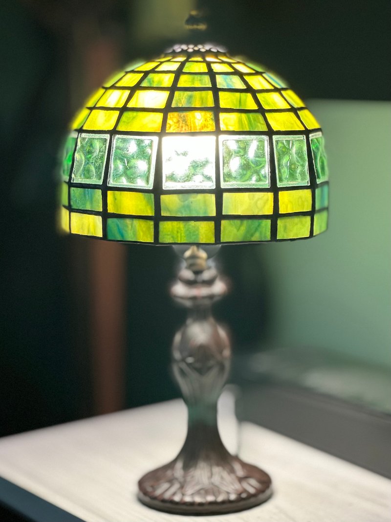 手工复古镶嵌玻璃桌灯 - 灯具/灯饰 - 玻璃 绿色