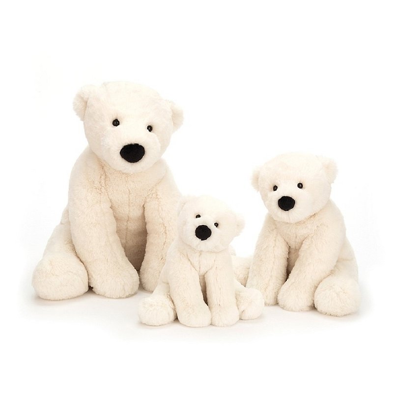 Perry Polar Bear 北极熊 36厘米 - 玩偶/公仔 - 聚酯纤维 白色